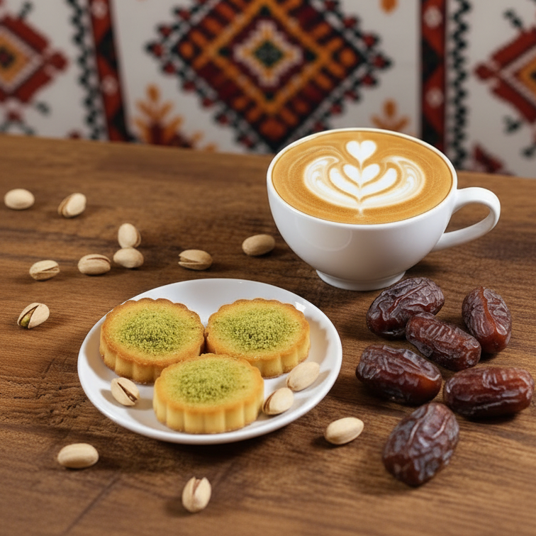 Ma'amoul with Dates Pistachios